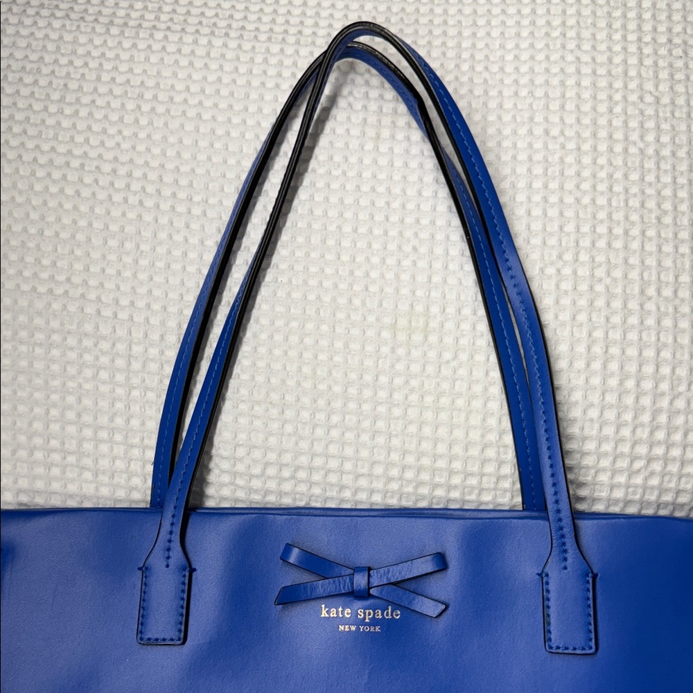 Kate Spade Royal Blue Large Tote Bag - Picture 2 of 7